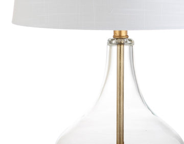West 24.5" Glass LED Table Lamp - JONATHAN Y